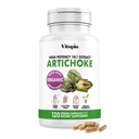 Vitapia Organic Artichoke Extraction - Liver Cleanse Detox & Fix, Liver Health, Digestion, Antioxidant Support - 120 קפסולות טבעוניות, Non GMO, Gluten Free