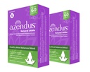 Azendus Mood 400 מ"ג 2Boxes של S- Adendosylmethionine Butanedisulfonate (SAM-e) 120 טבליות Enteric Coated - טבעוני, Gluten Free, Soy Free, Soy Free