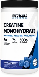 אבקת Accost Creatine Monohydrate (כחול פטל), 500 גרמים (1.1 LBS)