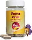Fungiments Super Chill - Mushroom - Reishi Mushroom, Ashwagandha, Cortizol, L-theanine, Passion Flower - פחות מתח ושינה טובה יותר (60 קפסולות)