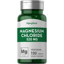 Piping Rock Magnesium Chloride | 520 מ"ג | 100 טבליות | Vegetarian, non-GMO, Gluten Free Supplement