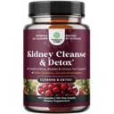 תוסף תמיכה קידני מתקדם - Kidney ניקוי Detox & תיקון Cranberry לחלץ קפסולות עם Uva Ursi, Sting Nettle & Astragalus לבריאות Kidney - Urinary Tract Health - 120 Caps Caps