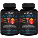 מעבדות מחקר 15 יום קולון ניקוי ו Detox עבור פחות Bloat Flat Tummy w/Probiotics - 2 פר 1 - הקלה בתפוצה - Flushes Toxins, Boosts אנרגיה. מחקר קליני בטוח ויעיל פורמולה