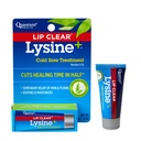 Quantum Health Lip Clear Lysine+ Cold Sore Treatment Soothe & Moisturize Mouth Sores - L-Lysine Menthol Calendula & Propolis Ointment - Transud Fever Blister Healing Balm - 0.25 Oz