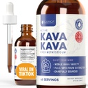 Rejuvica בריאות Kava שורש לחלץ תוסף - Active Kava Kava - רגיעה ו Calm - תמצית נוזלי - Piper Methysticum - Variety - באופן טבעי Occurring Kavalactones - 48 משרתים