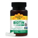 Country Life Biotin 5 מ"ג Vegicaps, 120 Count