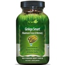 Irwin Naturals Genekgo Smart Powerful Nootropic Brain Booster - תומך זיכרון מקסימלי, פוקוס וקלילות נפשית עם DMAE, Clubmos, Choline & Acetyl L-Carnitine - 60 Softgels נוזלי