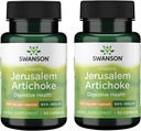 Swanson Prebiotic Jerusalem Artichoke - 90% Inulin 400 מ"ג 60 Caps (2 Pack)