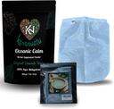 אבקת Kava ו Strainer Bundle | Premium Vanuatu Kava Root אבקת (16oz) עבור Calmness & הירגעות עם 100 מיקרון Fine Mesh Strainer Bag עבור Smooth Kava הכנה הכנה