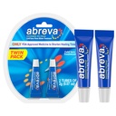 Abreva 10 Percent Docosanol Cold Sore Treatment, מתייחס ל-Fever Blister שלך ב 2.5 ימים - 0.07 oz Tube x 2