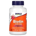 Now Foods Biotin 5 MG Vegetarian קפסולות, 120 הרוזן