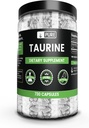 URE inGREDIENTS טאורין (730 קפסולות) No Magnesium Or Rice Fillers, Always Pure, מעבדה מאומתת