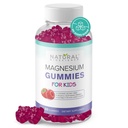 סוכר חינם Magnesium חניכיים לילדים 100 מ"ג - Calm & Sleep Support Chewable Kids Magnesium תוסף, Sleep Aid, Anti-Stress, Bone Health, hipation שרירים, 30 חניכיים ללא GMO Gluten-Freemies