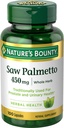 Nature's Bounty Saw Palmetto, Herbal Health, Prostate and Urinary Health, 450 מ"ג, 100 קפסולות