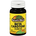 הקערה של הטבע Beta Carotene 25000 IU - 100 Soft Gels, Pack of 2