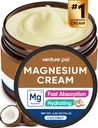 מיזם Pal Magnesium Lotion, קרם מגנזיום אקטואלי לשינה, Cramps & Pain, הרפיה שרירים, Calm, Moisturizing בתוספת שמן קוקוס, Shea Butter & Hyaluronic Acid, בטוח לילדים