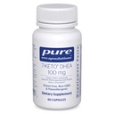 טהור Encapsulations 7-Keto DHEA 100 מ"ג | תוספת ייחודית DHEA Metabolite לתמיכה Thermogenesis וטיפוח גוף בריא* | 60 קפסולות