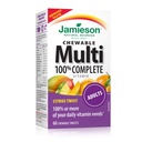 ג'יימיסון 100% מלא Chewable Multivitamin למבוגרים Citrus Twist Multi, 60 טבליות לעסות