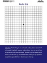 Amsler Eye Grid עם מגנטי בחזרה - כלי מסך חזון יומי עבור מטופלים Macular Degeneration & glaucoma על ידי מומחים קליניים (1 Pack)