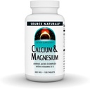 מקור Naturals Calcium & Magnesium, Amino Acid Chelate עם ויטמין D-3, 300 MG - 100 טבליות