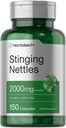 Horbäach Sting Nettle קפסולות 2000 מ"ג | 150 Count | Herbal Leaf Supplement