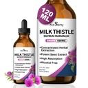 חלב תוספת, Silymarin חלב תמצית עבור תמיכה Liver, ניקוי, Detox, Antioxidant תמיכה, Daily Liver תוסף, טבעוני & non-GMO, 4 FL OZ