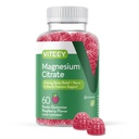 VITEEY Magnesium Gummies למבוגרים - 66 מ"ג של מגנזיום Citrate Gummy עבור Calm, Sleep, Nerve & השרירים פונקציות תמיכה - Vegetarian, Gluten Free - 60 הרוזן