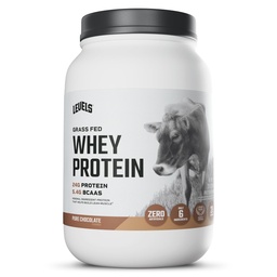 רמות Grass פדו אבקת חלבון Whey, אין מלאכותיות, 24G של חלבון, שוקולד טהור, 2LB