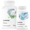 THORNE - להירגע ולשחזור בונדלה - L-theanine ו PharmaGABA 100 Duo for Stress Relief &laxation - 60 עד 90 משרתות