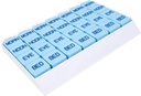 Apex Large 7 Day Weekly Pill מארגנת - מארגנת גלולות שבועיות, 4 פעמים ביום, Easy-Open, ארגון תרופות או ויטמינים