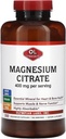 אולימפיה מעבדות Magnesium Citrate 400 מ"ג - 300 קפסולות - Easy Absorbable, תומך עצמות בריאות, לב בריא וקלציום Absorption