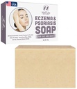 Eczema Soap Bar for Face and Body - All Natural Dermatitis, Psoriasis Treatment for Dry Itchy Flaky Skin Relief - Gentle Detoxifying, Healing, Anti-Itch, ניקוי של Skincare Remedy - אקזמה Soap Barky Barky Bar