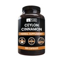 מרכיבים מקוריים טהורים Ceylon Cinnamon (365 קפסולות) No Magnesium Or Rice Fillers