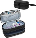 Trunab Portable Travel Bag with Weekly Pill Box מארגנת 2 פעמים ביום, מקרה גלולה עבור גלולות, ויטמין, שמן דגים, תוספים הולדר