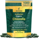 Biogenesis אורגני Chlorella מיני טבליות - 1000 Count (200 מ"ג) | אוסטרלים Grown | Rich in Chlorophyll, ויטמינים ומינרלים | תומך באנרגיה ובאינטימיות | מיני טאבלטים טבעוניים