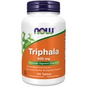 עכשיו תוספי מזון, Triphala 500 מ"ג, שילוב של Harada, Amla ו Behada, 120 טבליות