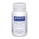 Pure Encapsulations אנרגיה נפשית מהירה - תוספת זיכרון טבעוני לתמיכה בבריאות המוח - ג'ינקגו Biloba Extract, Alpinia Galanga & American גינזנג לחלץ - non-GMO & Gluten-Free - 30 קפסולות