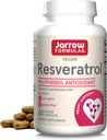 Jarrow Formulas® Resveratrol 100 מ"ג, תוספת תזונתית, תמיכה אנטי-חמצן עבור הפונקציה Cardiovascular, 60 קפסולות Veggie, 60 יום אספקה