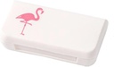 SagaSave Travel Pill Case 3 השוואה בין היתרים ל- Portable Pill Case Proof ו-Moisture-Proof Daily Pill Case Small Pill Box for ויטמינים, שמן דגים, תוספים (Flamingo)