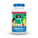 מקור Naturals Attent Child - חומרים מזינים קוגניטיביים בריאים לילדים פעילים - שיפור פוקוס ותשומת לב עם DMAE, Magnesium, Zinc & Grape Seed Extractd Extract - 60 Chawable Wafers.