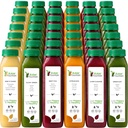 7 ימים ג'וש ניקוי על ידי Raw, All Natural Raw Detox ניקויse, Juicing for Body Rest, Cold Pressed Juice Fast, Great Way to Jumpstart a Healthy Diet, 42 בקבוקים 12oz, 7 ג'ינג'ר יורה