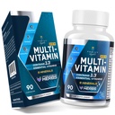Men Multivitamins 50 Plus - Daily Multivitamin for Men with Fermented Herbal Extracts & 43 ויטמינים ומינרלים - Mens ויטמינים תומכים זיכרון ומוח, אנרגיה, בריאות העצם
