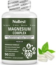 Magnesium Glycinate Chelate מורכב עם Albion Magnesium Bisglycinate Chelate, ויטמין B6 & BioPerine עבור העצם, שריר, שינה טבעית, תפקוד עצבי, המוח Booster | 1 חודש אספקה