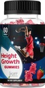 Jadee High growth Gummies for Teens & Kids Calcium 325 מ"ג, Teen ויטמינים D3,K2, C, Magnesium, Ashwagandha, Zinc, L-Arginine - גידול בריא העצם, פיתוח וכוח - עלייה ו- Immunity