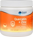 Trace מינרלים Quercetin Plus Zinc אבקת - תוספת Antioxidant לתמיכה Immune - מינרלים תוספי מזון Cardiovascular בריאות - כולל ויטמין C & Ionic - Orange Cream, 120g (30 משרתים)