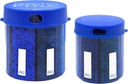 Monster Add Large Pill Container Bottle Handles כמעט כל תוסף - Easy to Dispense (Monster Blue & Monster Jr).