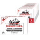 חברו של הדייג Cough Drops, Cough Suppressant and Soreגרון Lozenges, Original אקסטרה חזק, 10mg Menthol, 228 טיפות (6 Packs of 38)
