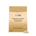 תכונות מקוריות טהורות Magnesium Citrate (1lb) Magnesium Supplement, Unflavored, Dissolves Easily