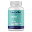 BESTVITE Inositol 750 mg as Myo Inositol (120 Vegetarian Capsules) - No Stearates - Vegan - Non GMO - Gluten Free