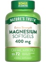 האמת של הטבע Magnesium | 400 מ"ג | 72 Softgels | Value Size